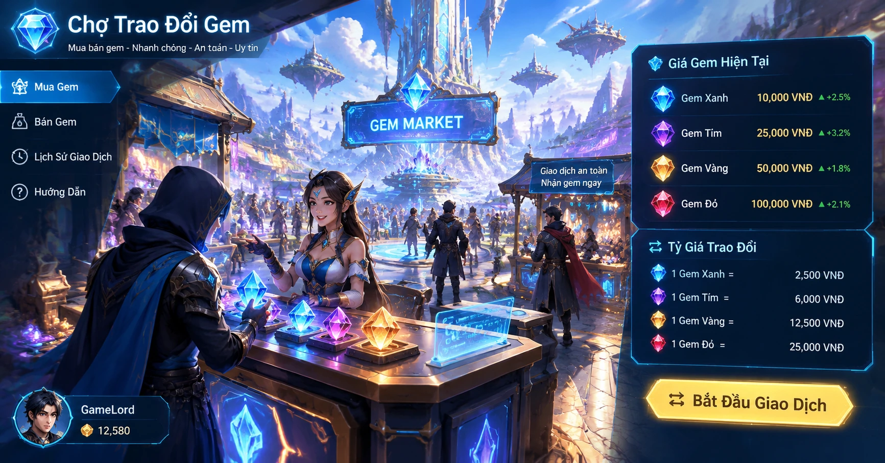 Đổi Gem F168 - Hướng Dẫn Chi Tiết và Những Điều Cần Biết - image 3