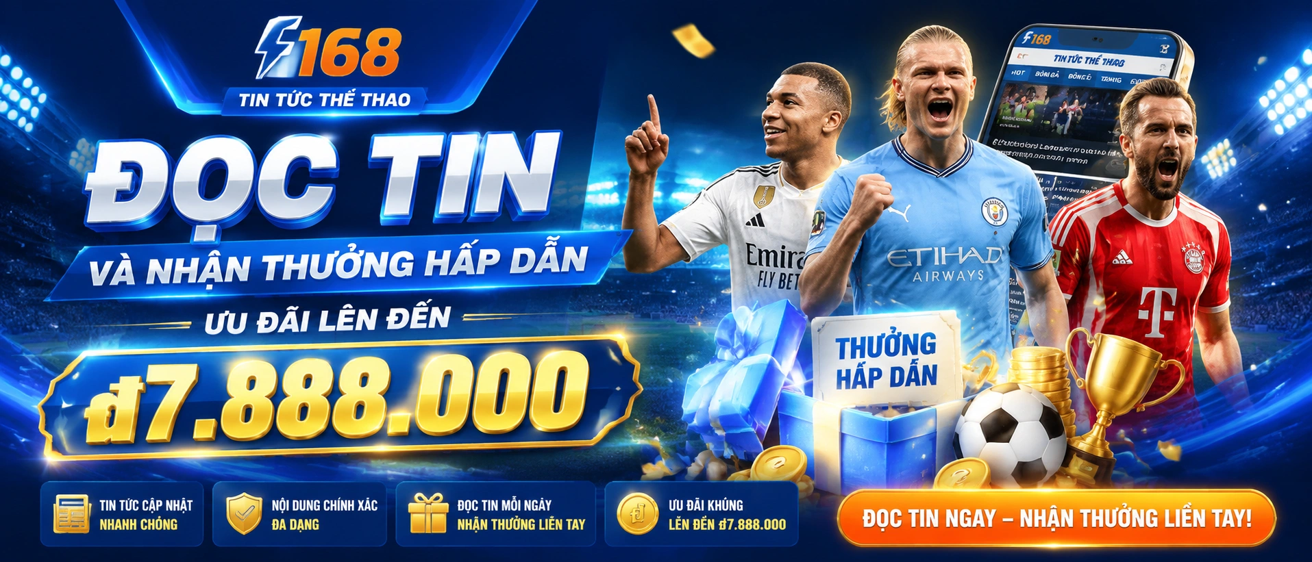 Bảng tin cập nhật mới của f168