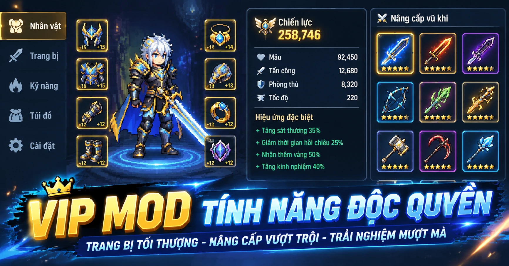 Pixel Blade M VIP Mod: Trải Nghiệm Đỉnh Cao Trong Thế Giới Game - image 3